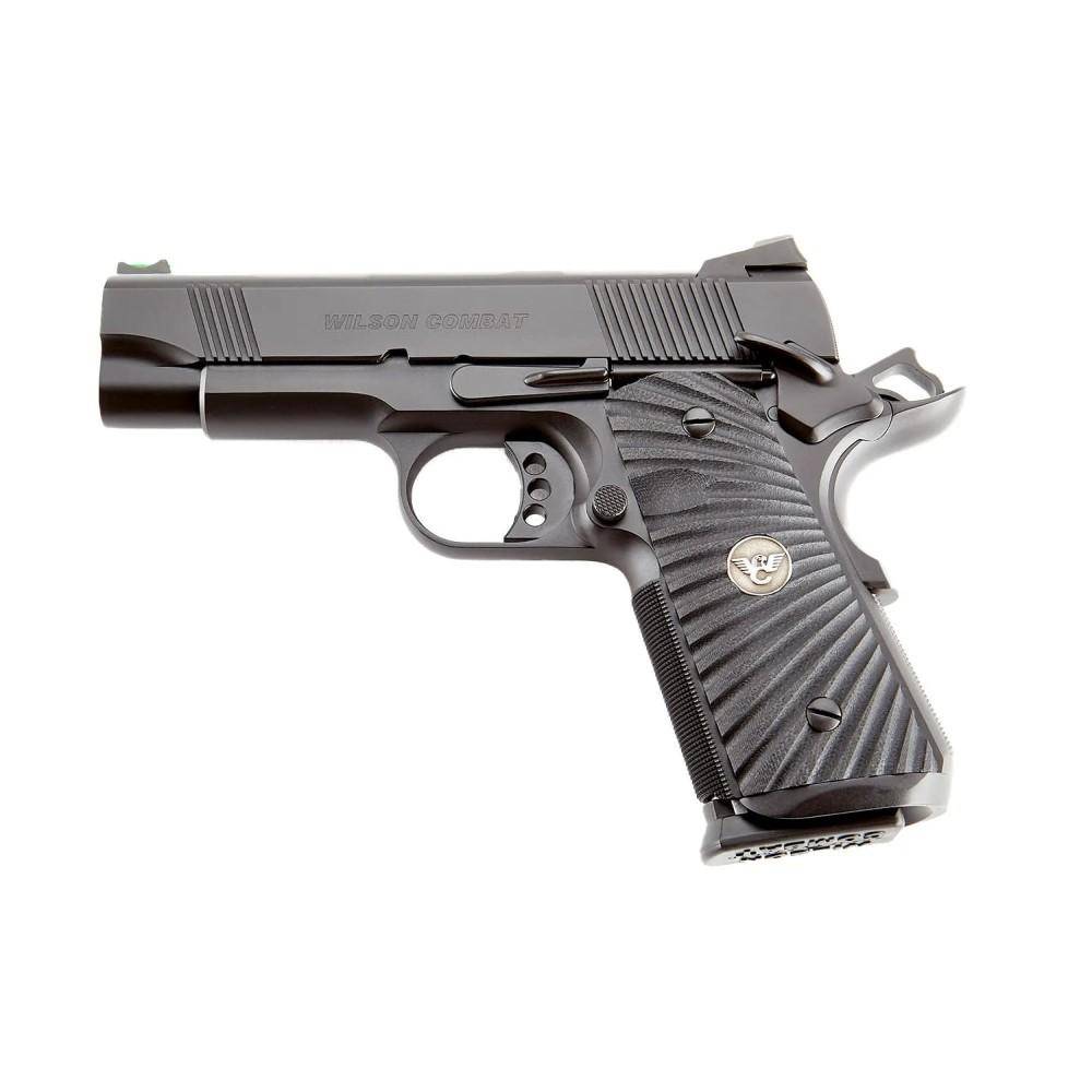 Wilson Combat CQB Compact Handgun 9mm Luger 8rd (1) & 10rd (1) Magazines 4" Barrel Black Armor-Tuff - Image 2