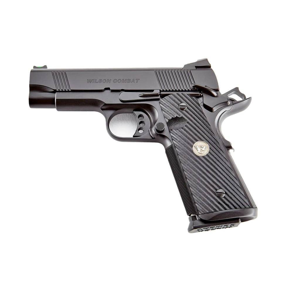 Wilson Combat CQB Elite Professional Handgun .45 ACP 8rd Magazines (2) 4" Barrel Black Armor-Tuff