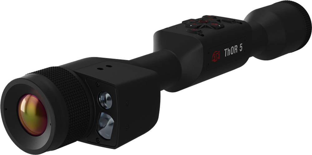 ATN Thor 5 LRF Thermal Rifle Scope 5-20x 320x240 12 Micron Black