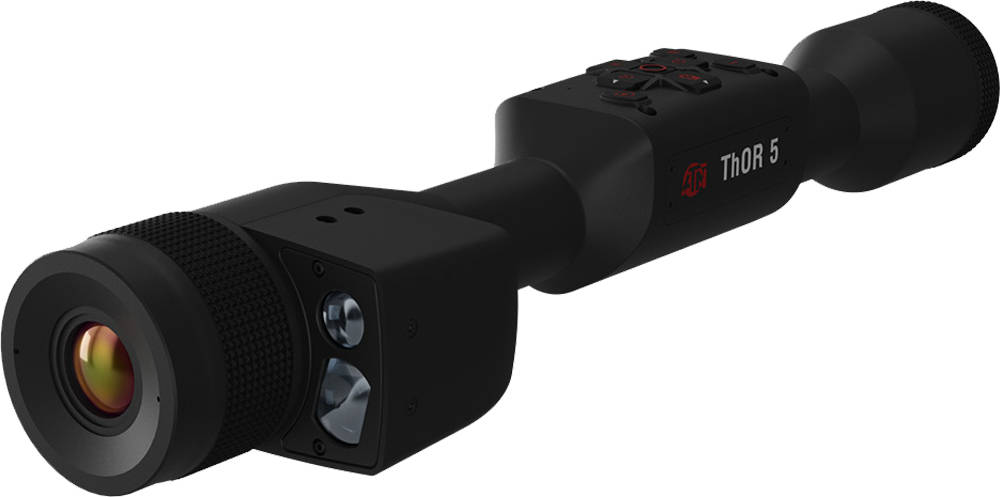 ATN Thor 5 LRF 640 Thermal Rifle Scope 2-16x 640x480 12 Micron Black