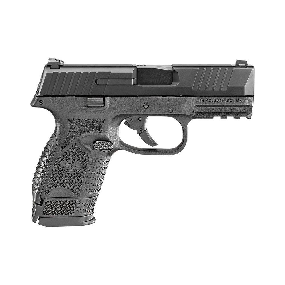 FN 509 Compact Handgun 9mm Luger 12rd & 15rd Magazines (2) 3.7" Barrel Black NMS - Image 3