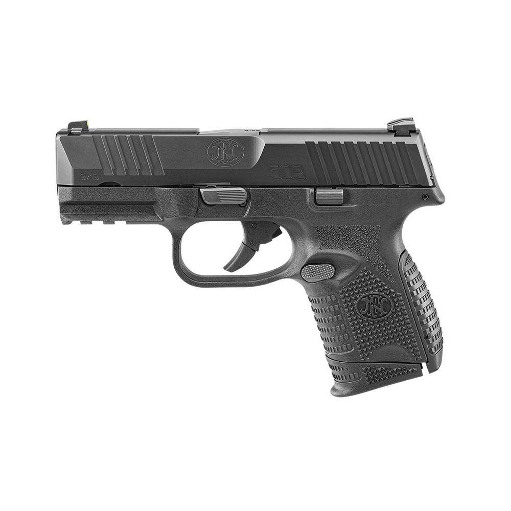 FN 509 Compact Handgun 9mm Luger 10rd Magazines (2) 3.7" Barrel Black NMS - Image 2