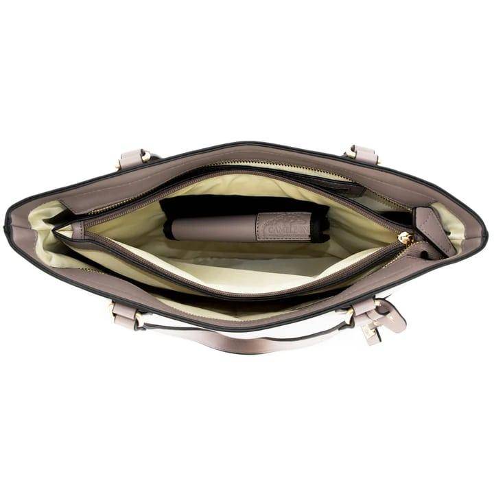 Cameleon Evelyn Concealed Carry Purse Smokey Purple - Image 4