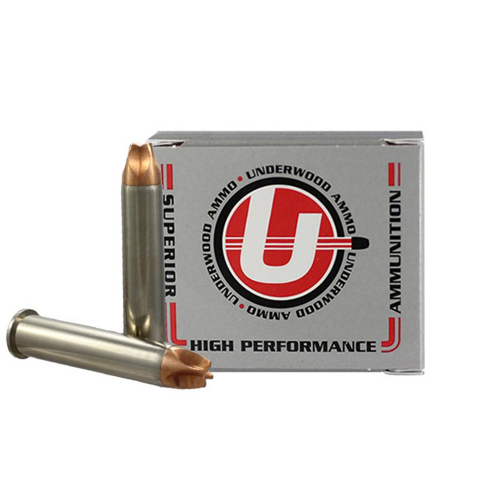 Underwood Ammo Lead Flat Nose Gas Check Handgun Ammunition 357 Mag 180gr LFN 1400 fps 20/ct