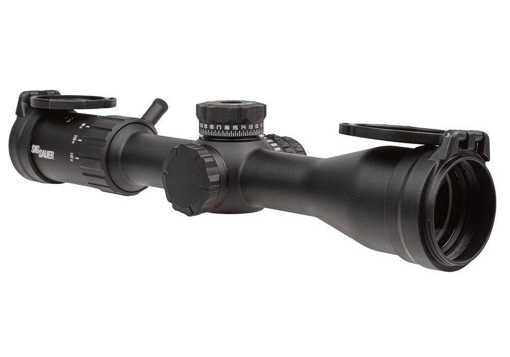 Sig Sauer Whiskey 4 Rifle Scope 3-12x44 30mm SFP BDC-1 Non-Illum Black - Image 3