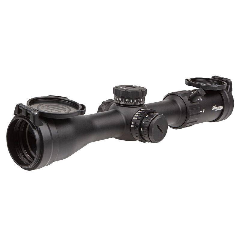Sig Sauer Whiskey 4 Rifle Scope 3-12x44 30mm SFP BDC-1 Non-Illum Black