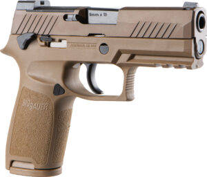 Sig Sauer P320-M18 Handgun 9mm Luger 10rd Magazines (3) 3.9" Barrel Coyote Tan CA Compliant