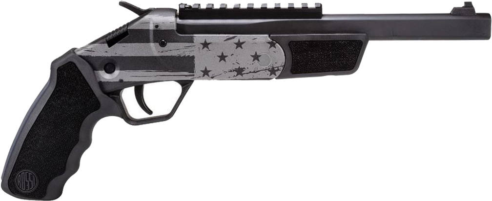 Rossi Brawler US Flag Handgun 45 Colt/410 ga 1rd Capacity 9" Barrel Black Finish