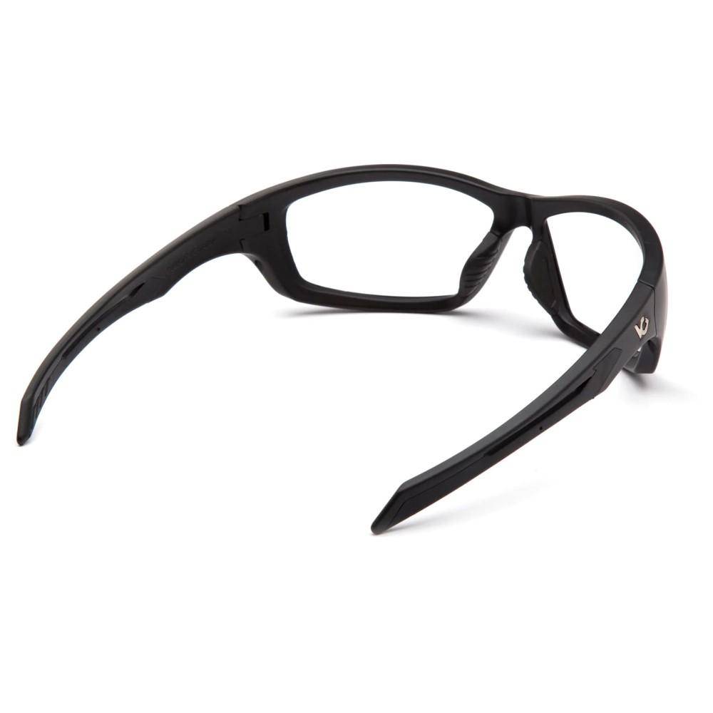 Pyramex Venture Gear Howitzer Shooting Glasses Black Frame with Clear Anti-Fog Lens - Image 2