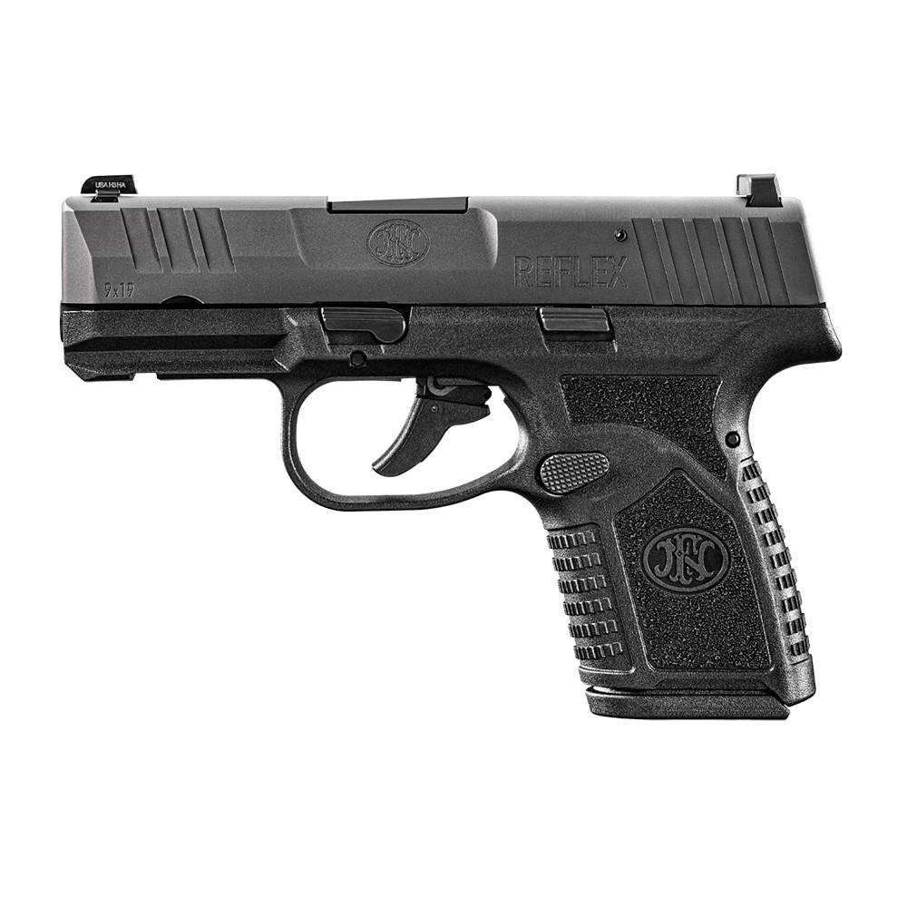 FN USA Reflex Handgun 9mm Luger 10rd Magazines (2) 3.3" Barrel Black Night Sights NMS - Image 2