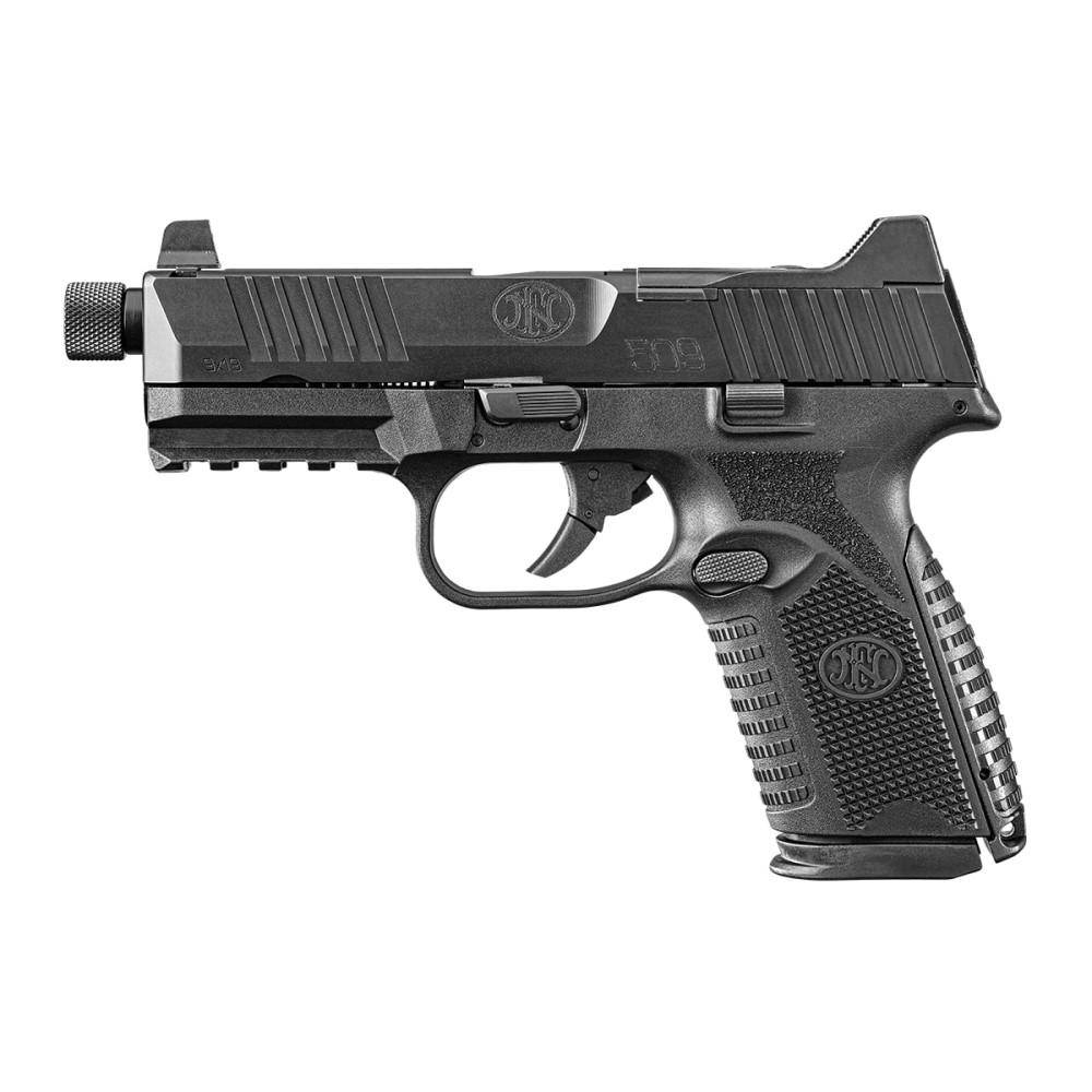 FN 509M Tactical Bundle Handgun 9mm Luger 10rd (5) Magazines 4.5" Threaded Barrel Black Optics Ready - Image 2