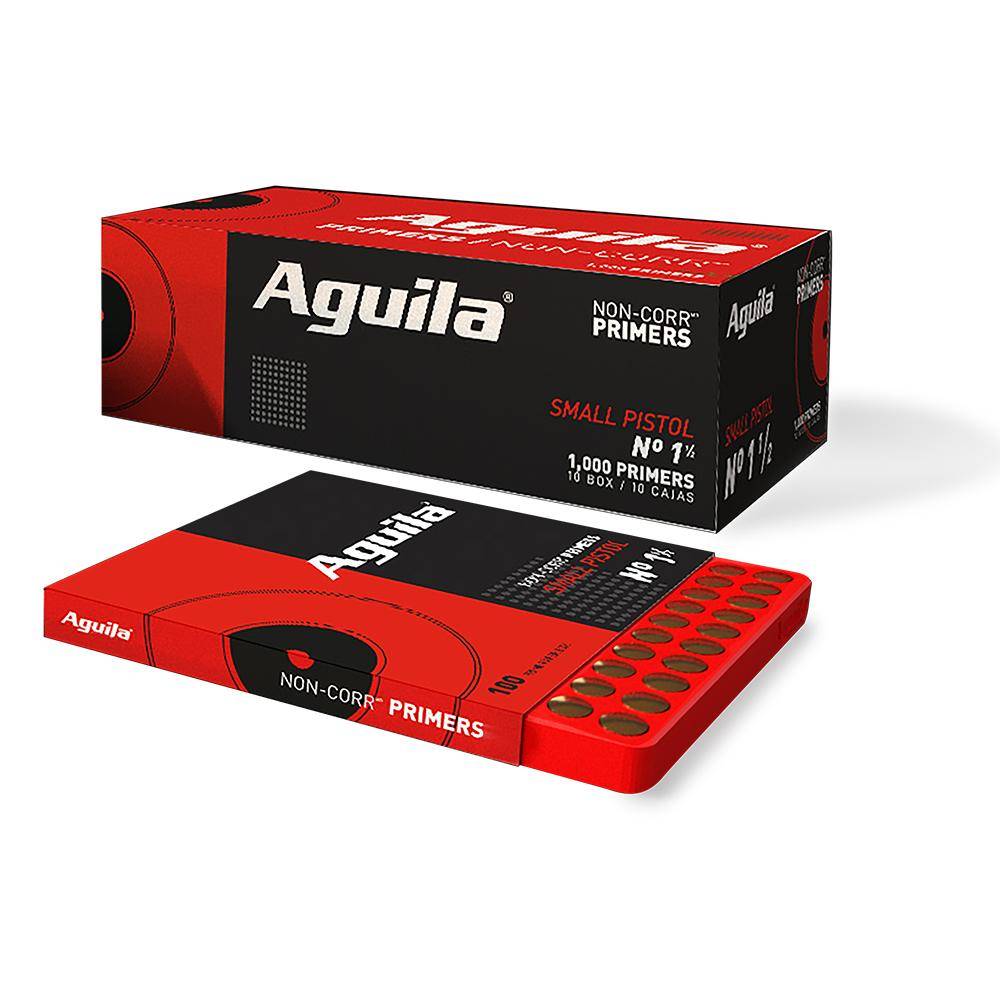 Aguila Small Pistol Primers No. 1 -1/2 1000/ct