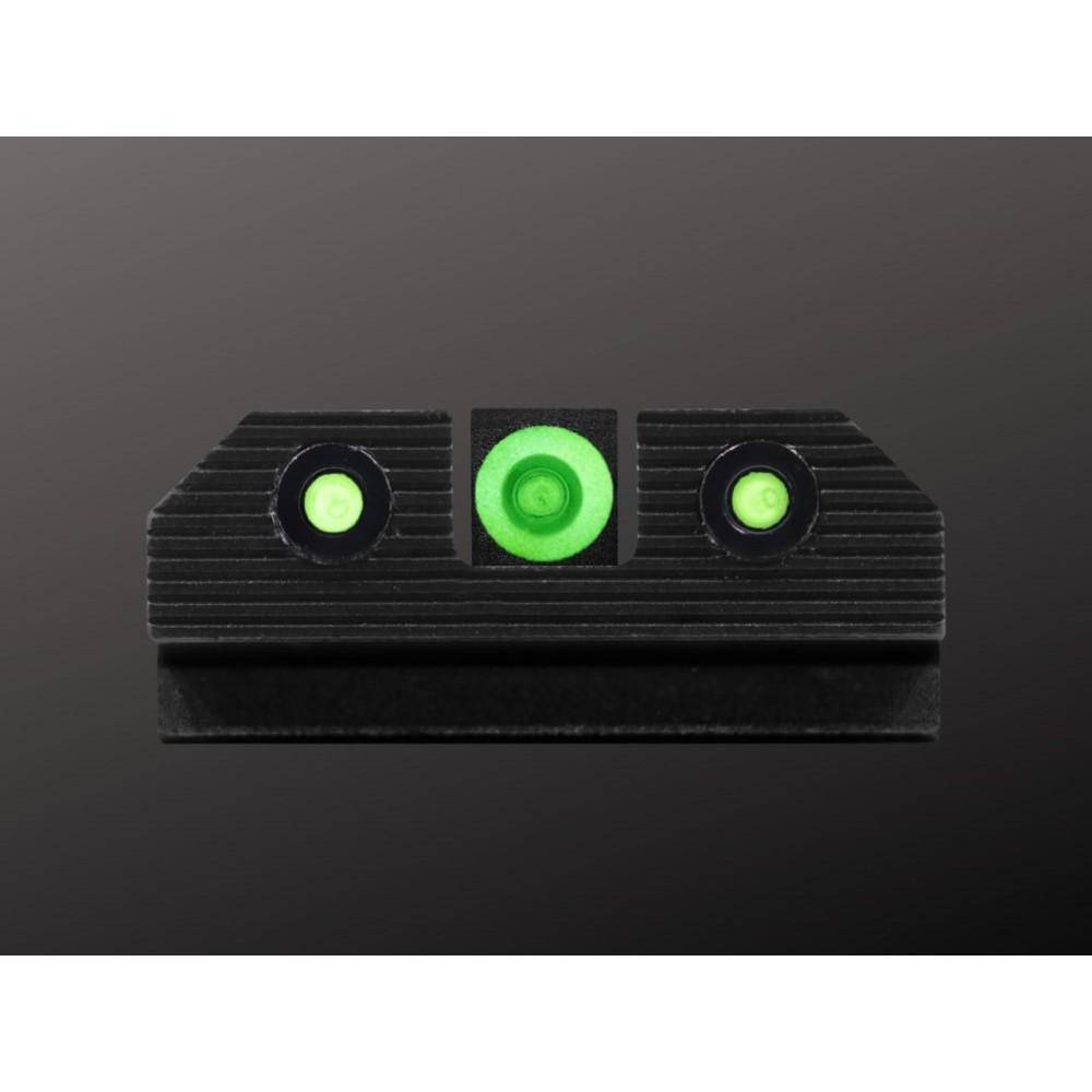 XS Sight Systems R3D 2.0 Night Sights for Glock 20/21/29/30/30S/37/40/41 Green Front with Black Rear - Image 2