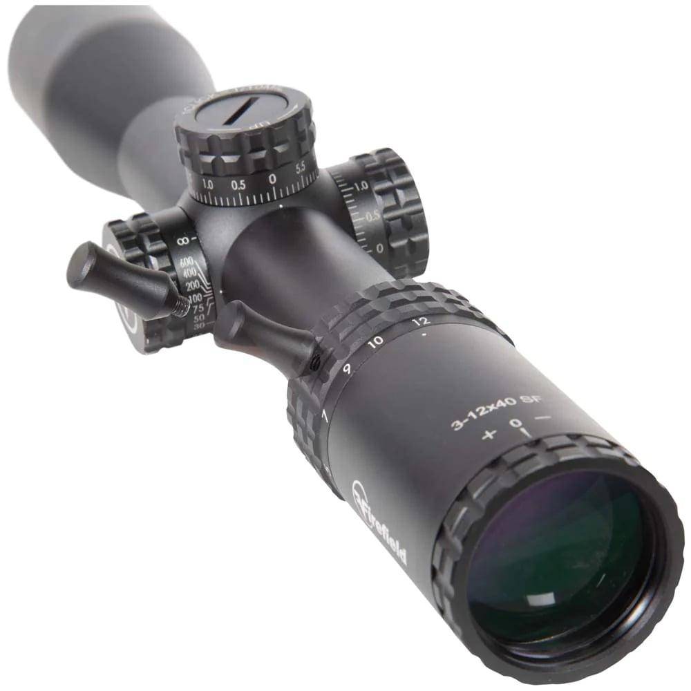 Firefield RapidStrike Rifle Scope 3-12x40 30mm SFP Mil Hash Non Illum. Black - Image 4