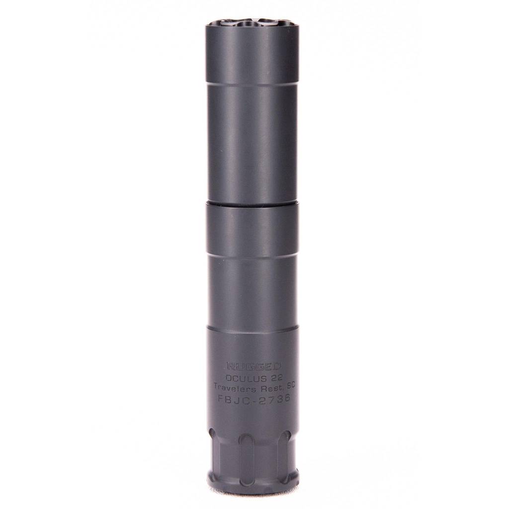 Rugged Oculus22 ADAPT Modular Direct Thread Suppressor .22LR Black
