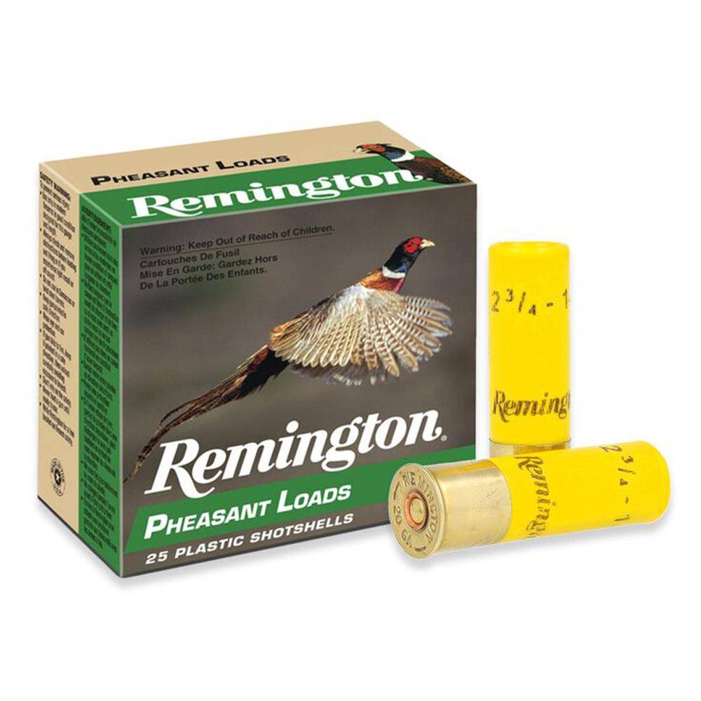 Remington Pheasant Loads Shotshells 20 ga 2-3/4 in 1 oz #4 1220 fps 25/ct