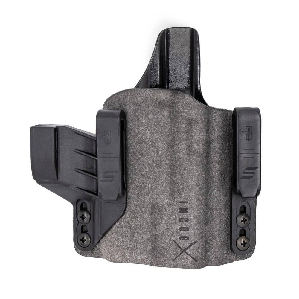 Safariland IncogX IWB Holster for Glock 17/19 Black and Grey RH with Mag Caddy