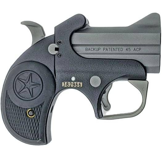 Bond Arms Backup Handgun 9mm Luger 2rd Capacity 2.5" Barrel Silver with Black Grip