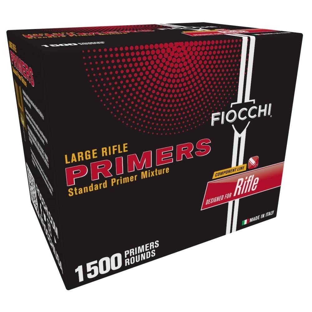 Fiocchi Large Rifle Primers - 1500/ct