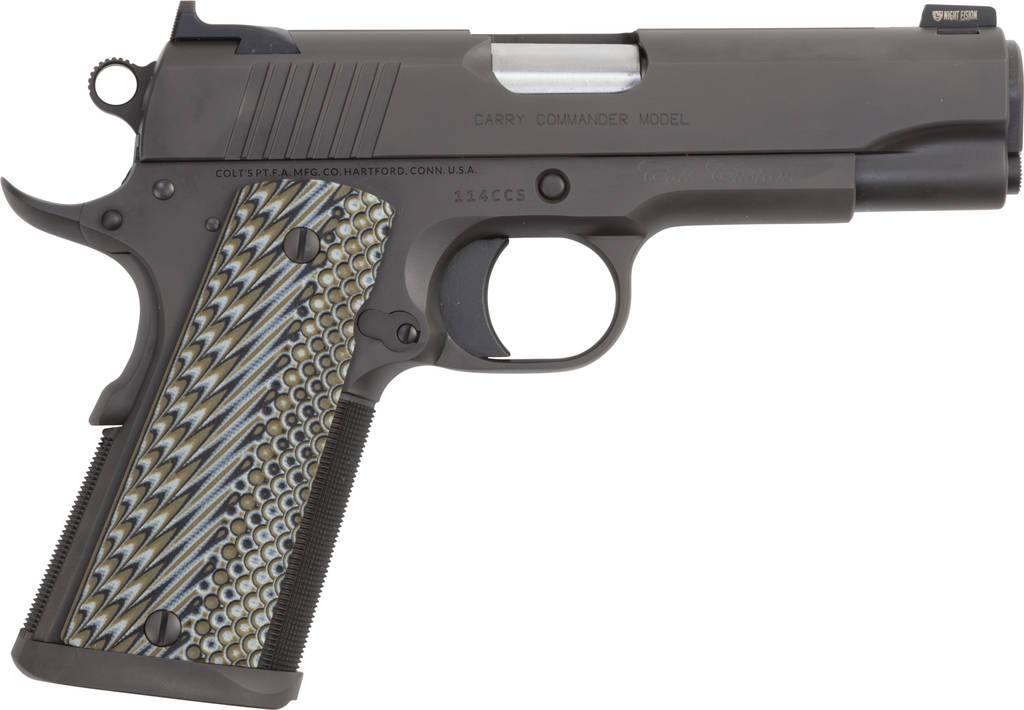 Colt Custom Carry Limited Handgun .45 Auto 7rd Magazine 4.25" Barrel Smoke Grey DLC