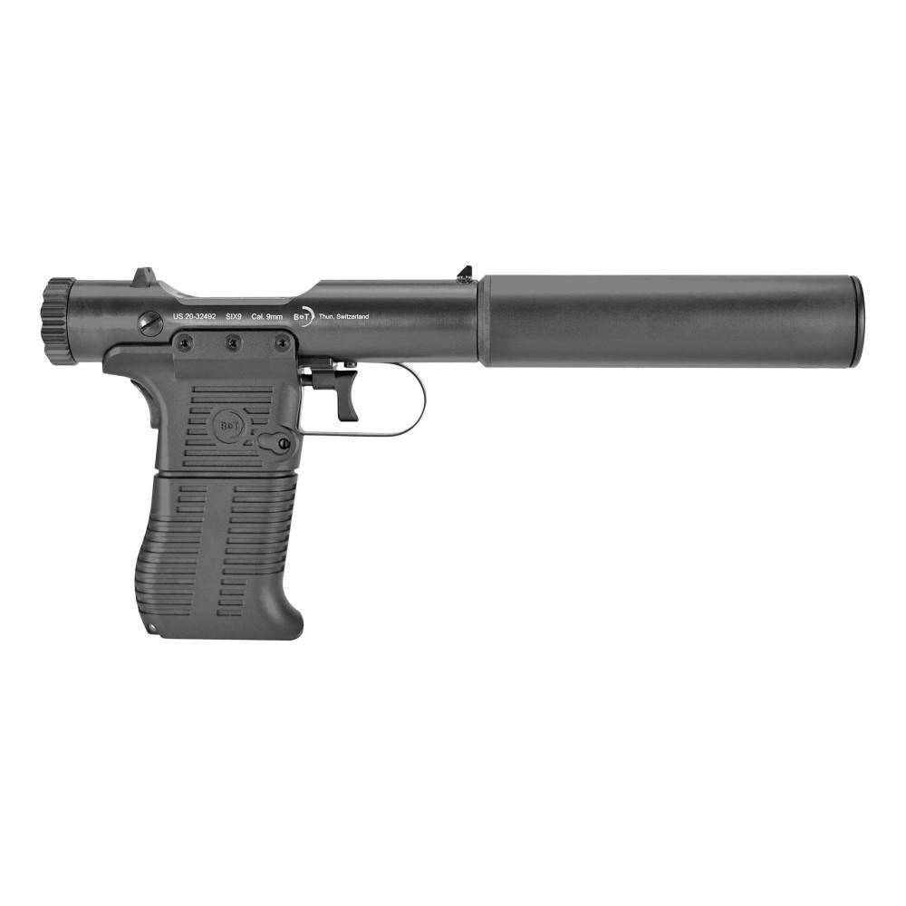 B&T Six9 Wipe Suppressor ONLY 9mm Luger Black Firearm Sold Separately