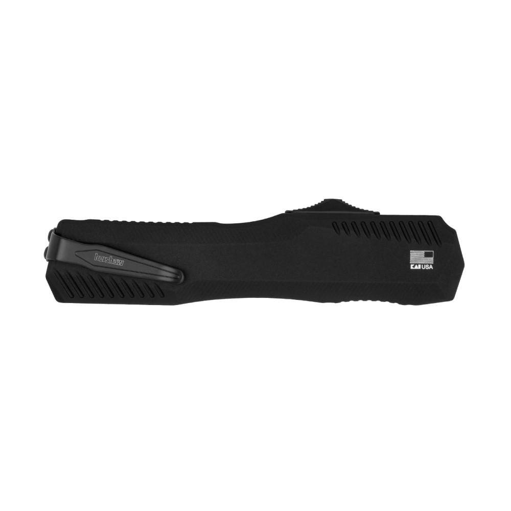 Kershaw Livewire Double Edge Automatic OTF Knife 3-1/2" Spear Point Blade Black - Image 2