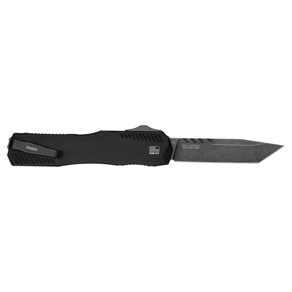 Kershaw Livewire Automatic Knife 3-3/10" Tanto Blade Black - Image 2