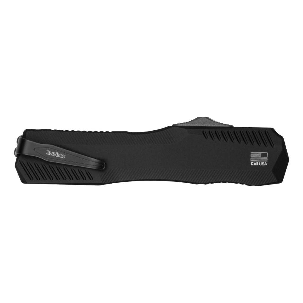 Kershaw Livewire Automatic Knife 3-3/10" Tanto Blade Black - Image 3