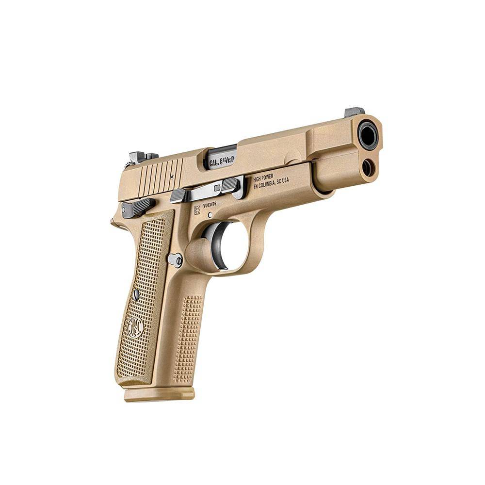 FN High Power Handgun 9mm Luger 10rd Magazines(2) 4.7" Barrel FDE Slide/Frame - Image 4