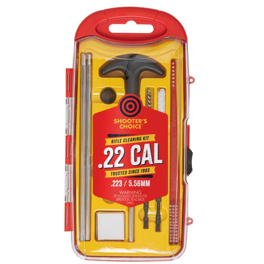 Shooters Choice .22 Cal Rifle Cleaning Kit with Aluminum Rod
