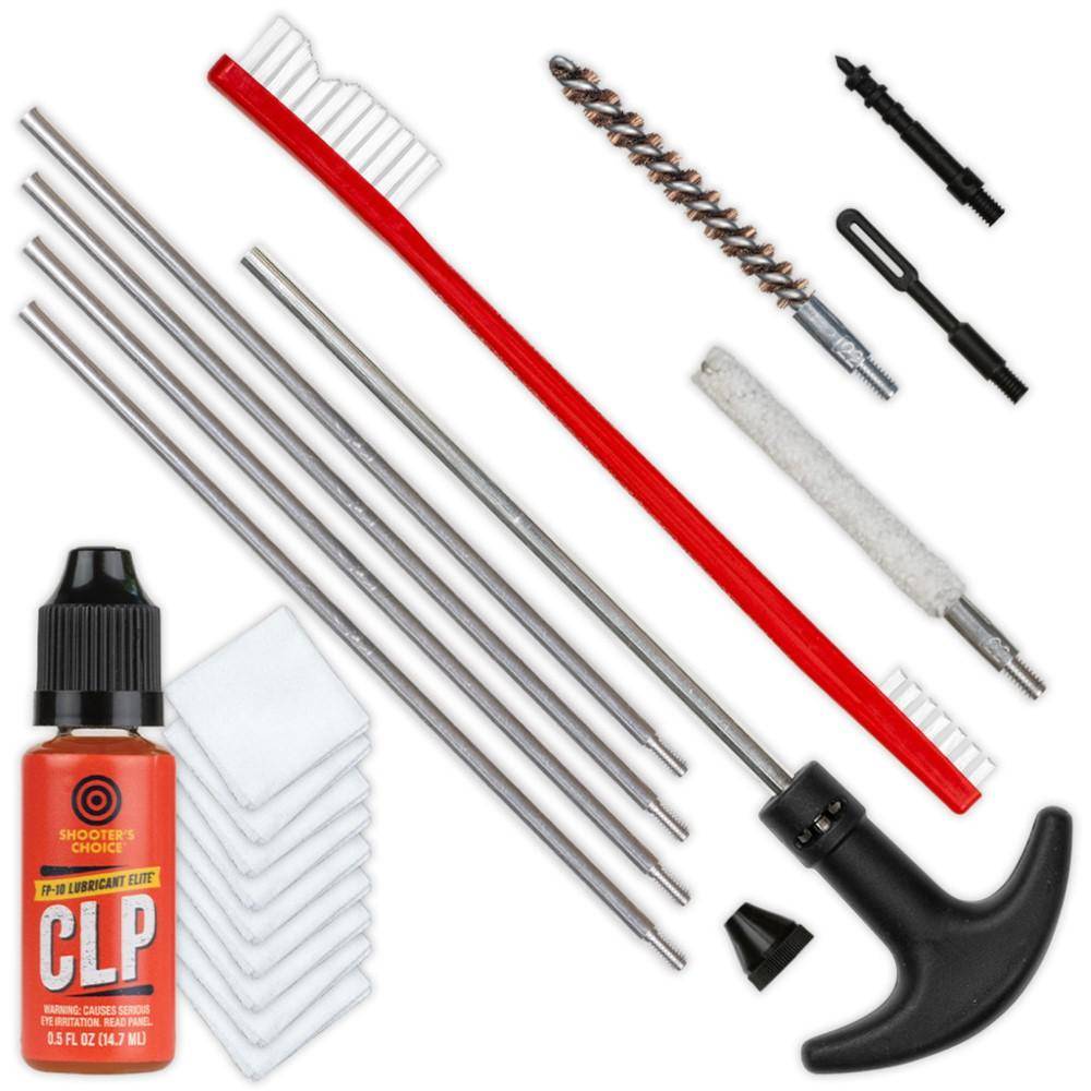 Shooters Choice .22 Cal Rifle Cleaning Kit with Aluminum Rod - Image 2