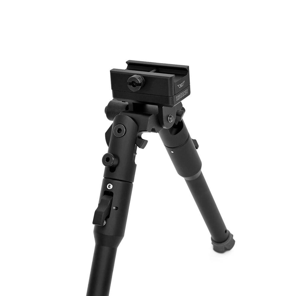 Warne Skyline Lite Bipod with Fixed Picatinny Rail Interface Black - Image 2