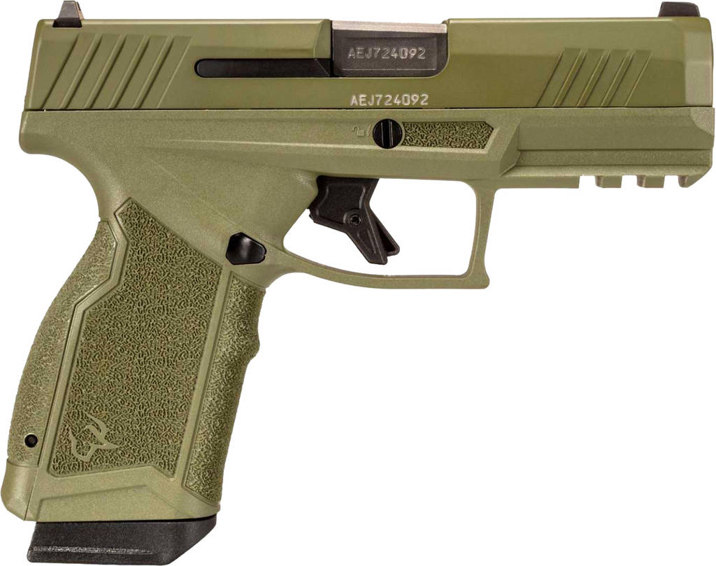 Taurus GX4 Carry Handgun 9mm Luger 15rd Magazines (2) 3.7" Barrel Green