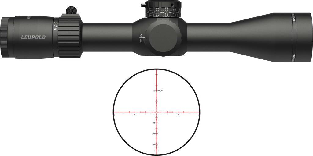 Leupold Mark 4HD Rifle Scope 2.5-10x42 (30mm) M1C3 FFP PR-1MOA