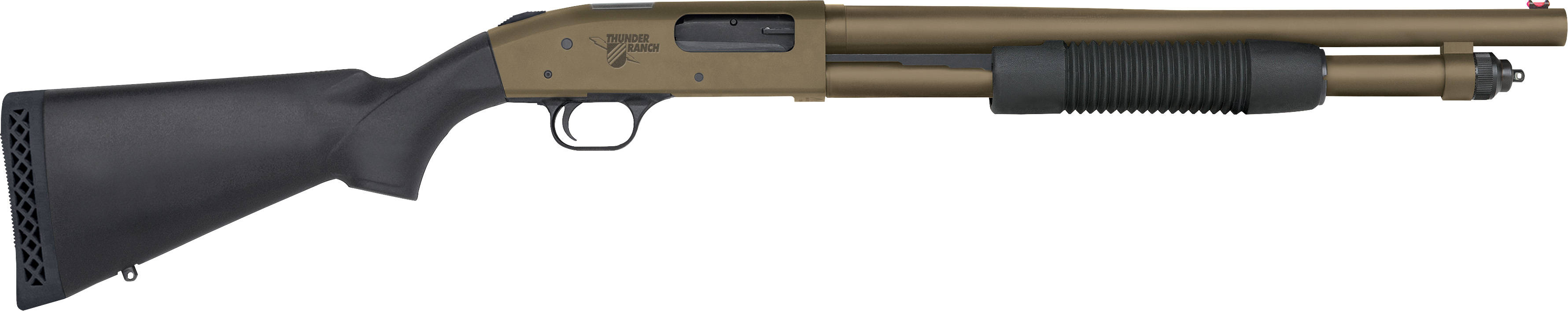 Mossberg 590 Thunder Ranch Shotgun 12 ga 3" Chamber 6rd Magazine 18.5" Barrel Patriot Brown and Black - Image 4