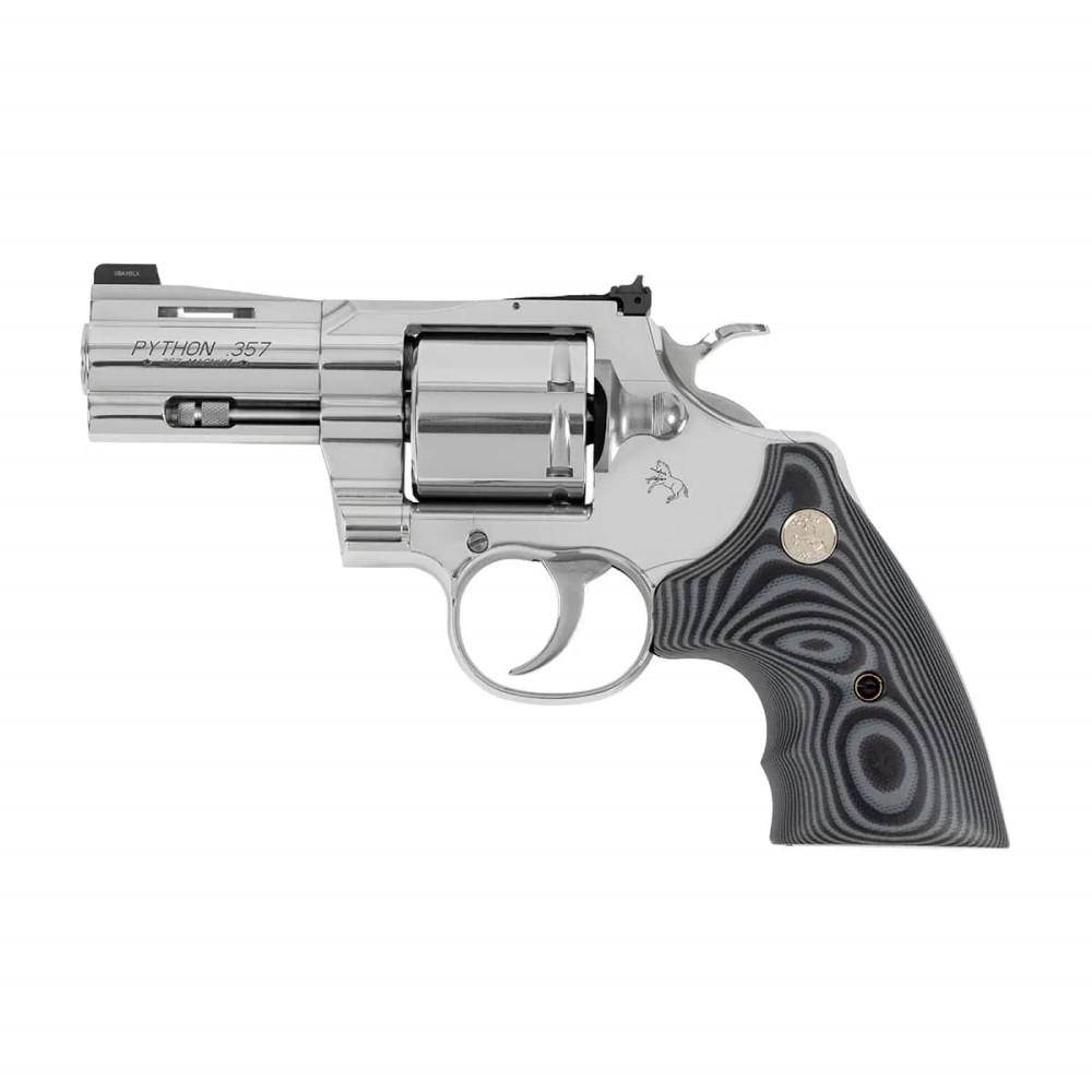 Colt Python Combat Elite Handgun .357 Magnum 6rd Capacity 3" Barrel Stainless Steel with Black Grips - Image 2