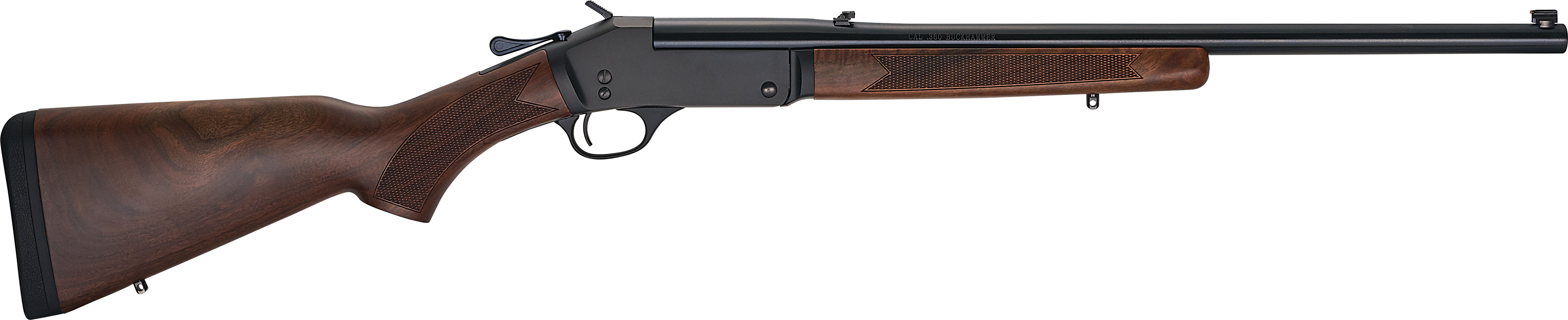 Henry Single Shot Steel Rifle .360 Buckhammer Single Shot 22" Barrel Walnut