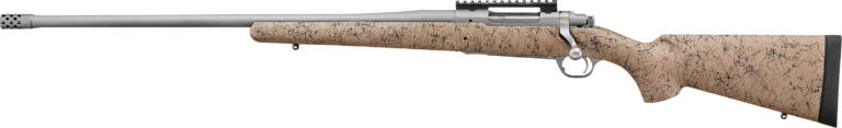 Ruger Hawkeye FTW Hunter Left Handed Rifle 6.5 Creedmoor 4rd Magazine 24" Barrel Tan and Black Speckled