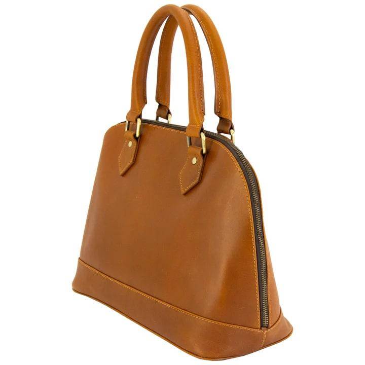 Smith & Wesson Classic Satchel Concealed Carry Purse Tan - Image 4