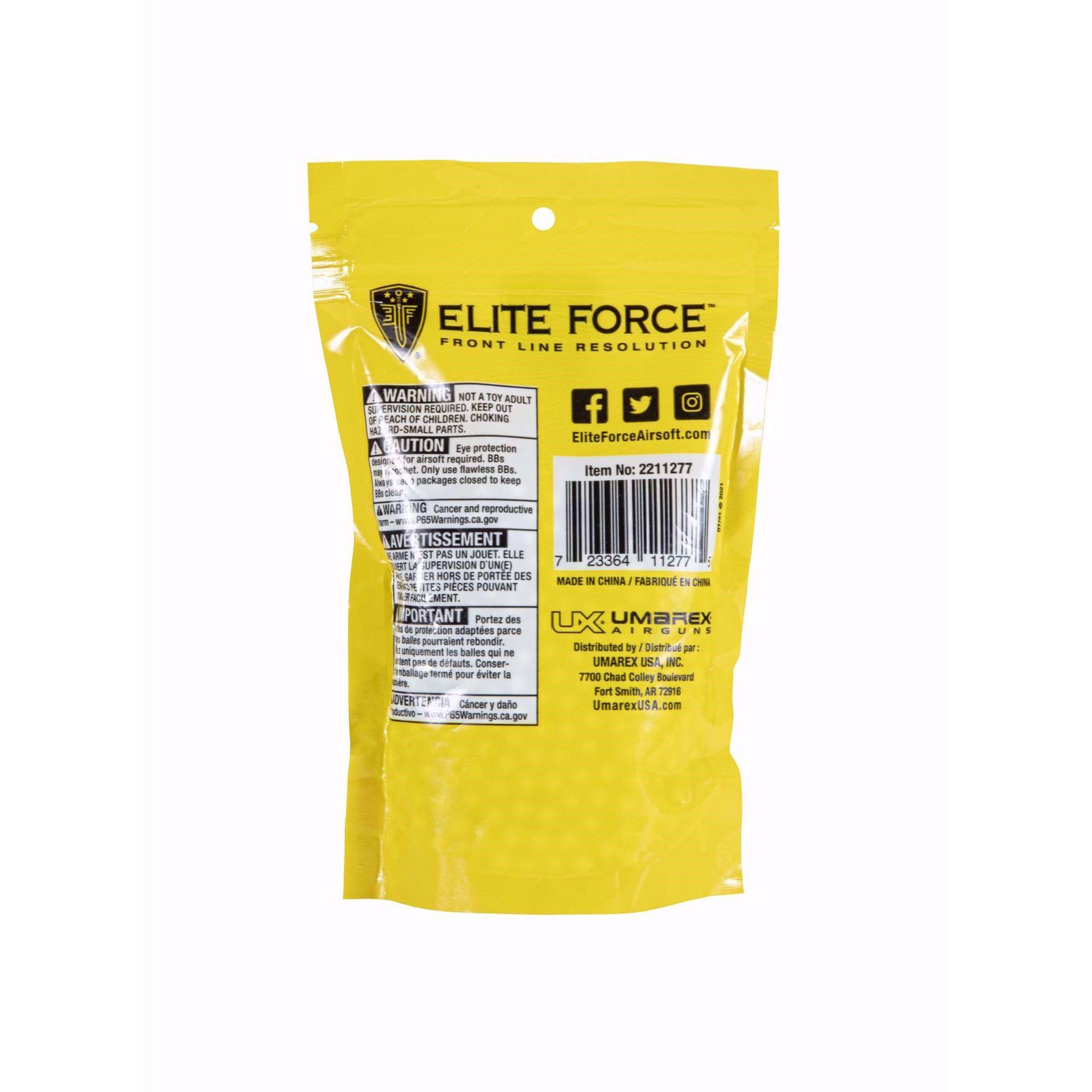 Umarex Elite Force Tracer 6mm BB's .20g Light Green 1000/ct - Image 2