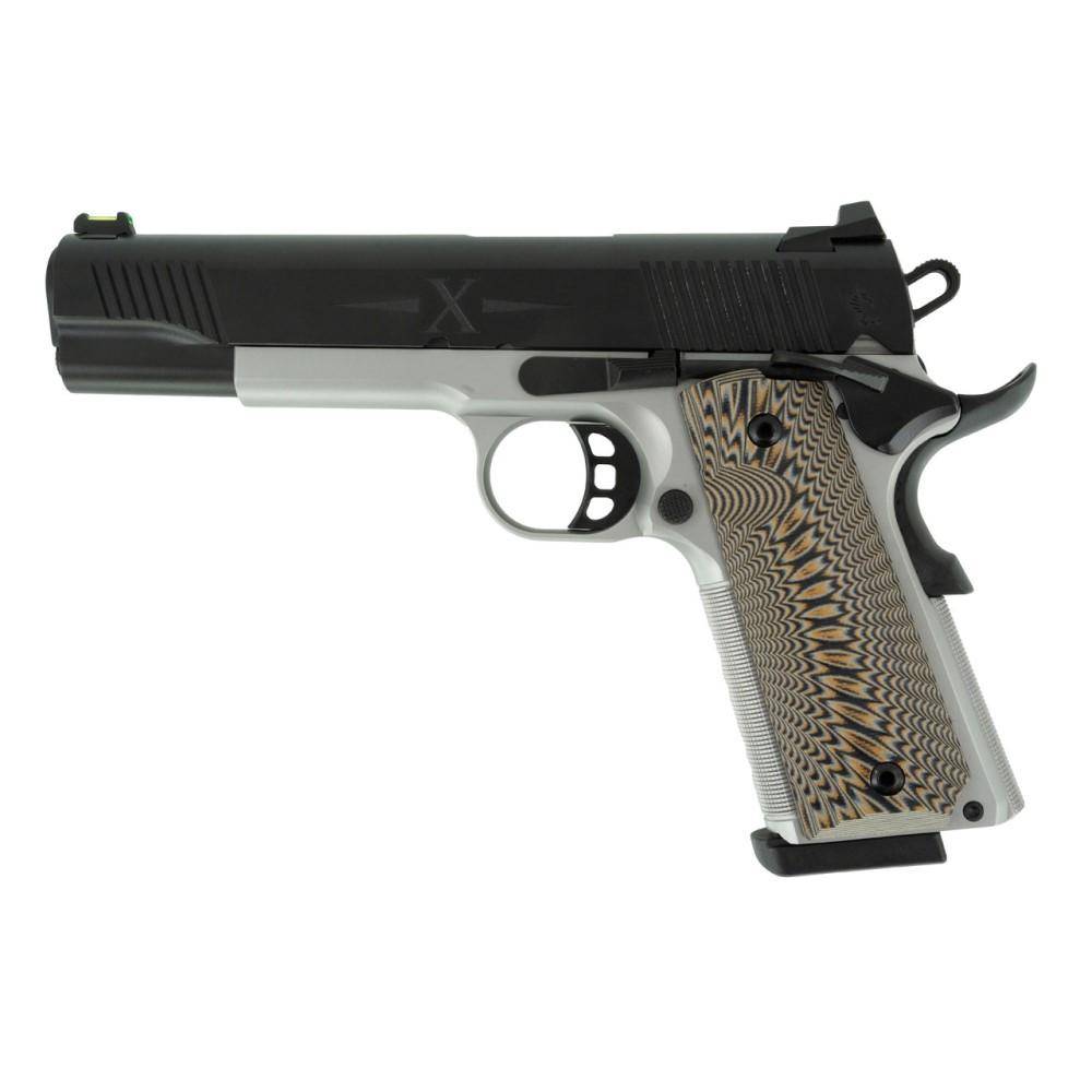 SDS Imports Tisas 1911 D10 FO Handgun 10mm 8rd Magazines (2) 5" Barrel Black Slide with Stainless Steel Frame - Image 2