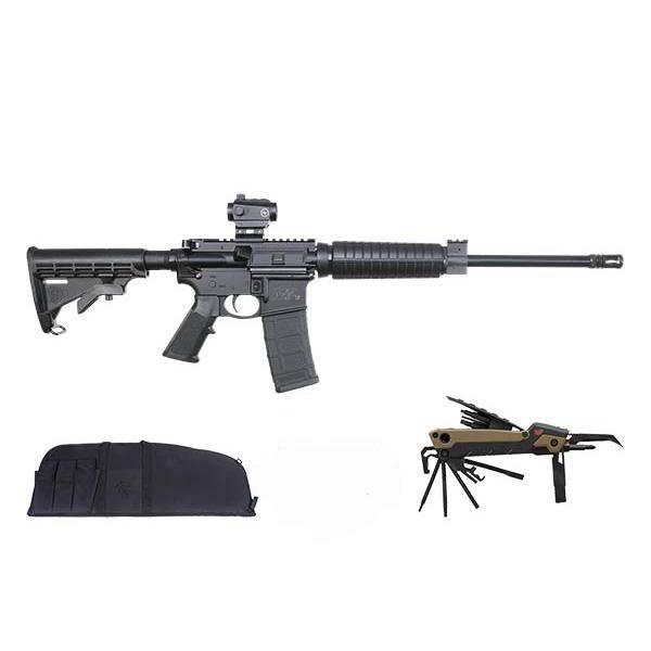 Smith & Wesson M&P 15 Sport II Rifle 5.56mm 30rd Magazine 16" Barrel Bundle w/CT-Optic Rifle Case Real Avid Gun Tool Pro USED - Image 2