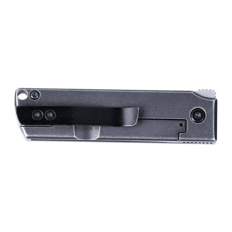 CRKT MinimalX Folding Knife 2-1/5" Cleaver Blade Grey - Image 2