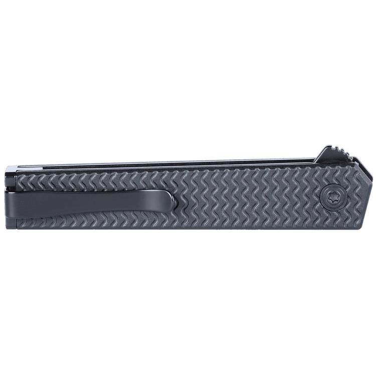 CRKT CEO Microflipper Folding Knife 2-3/10" Drop Point Blade Black - Image 2