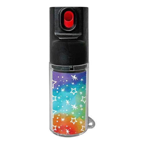 Mace Chameleon Pepper Spray Pink Stars Zebra - Image 3