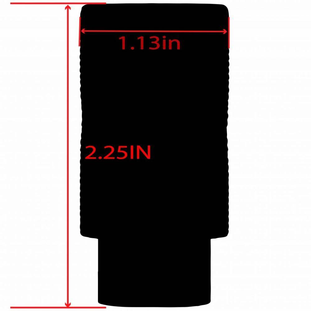 TacFire Knurled Linear Compensator Sound & Concussion Forwarder .223/5.56 1/2x28 Black - Image 5