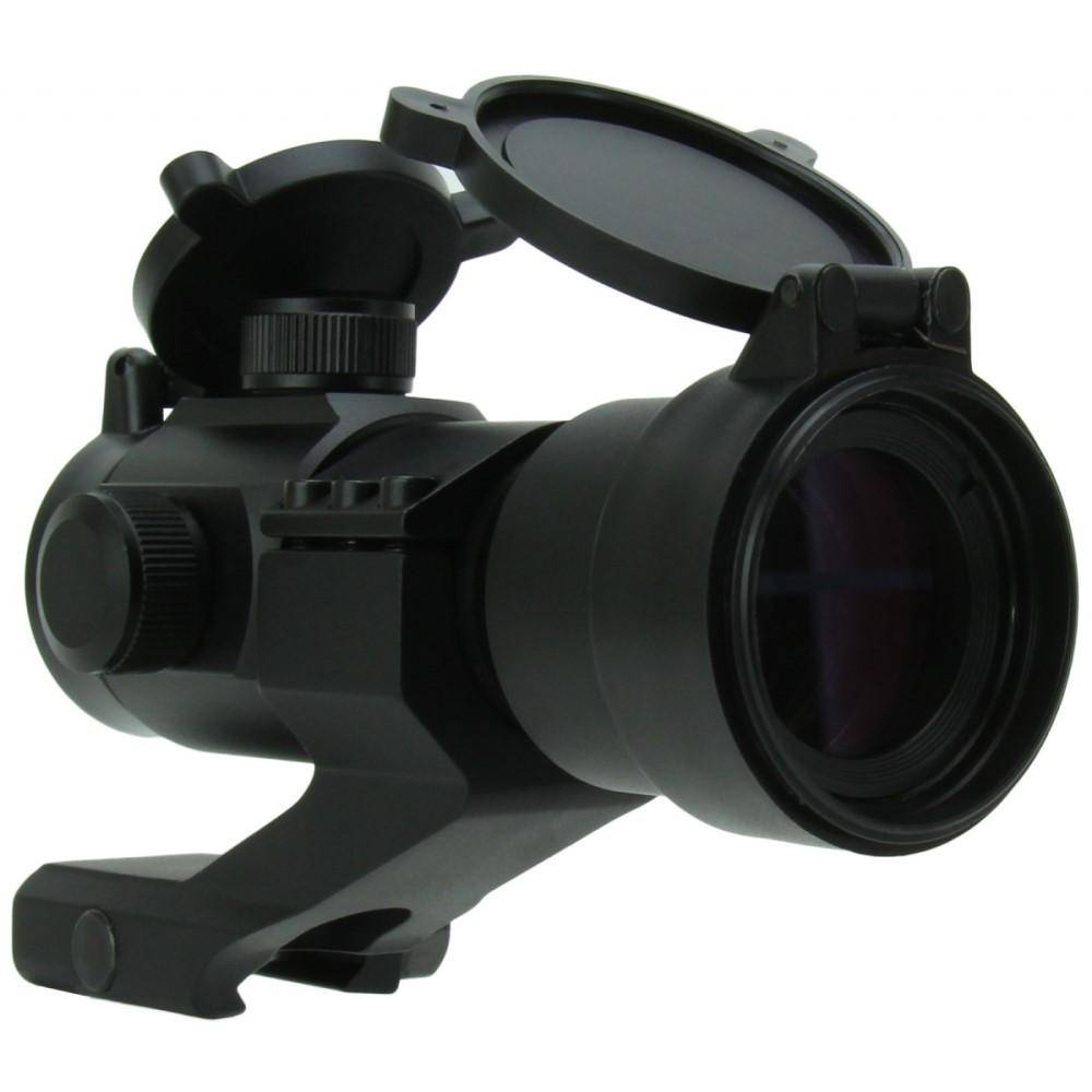 TacFire Red/Green Dot Sight 1x30 Dual Illum. Black with Cantilever Mount - Image 2