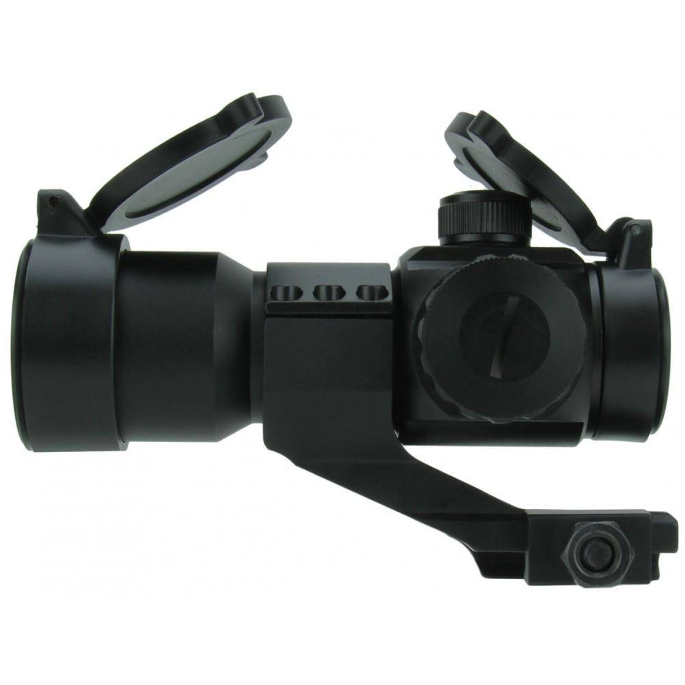 TacFire Red/Green Dot Sight 1x30 Dual Illum. Black with Cantilever Mount - Image 4