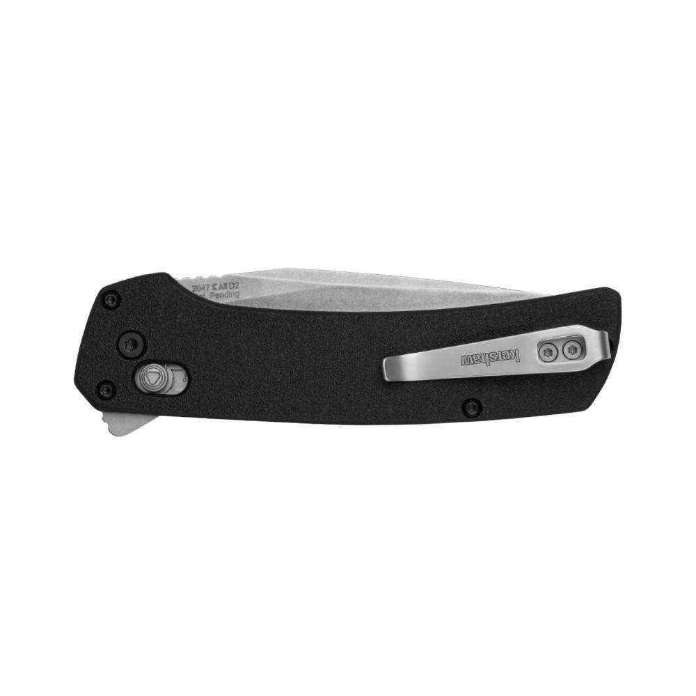 Kershaw Layup Folding Knife 3-2/5" Drop Point Blade Black - Image 2