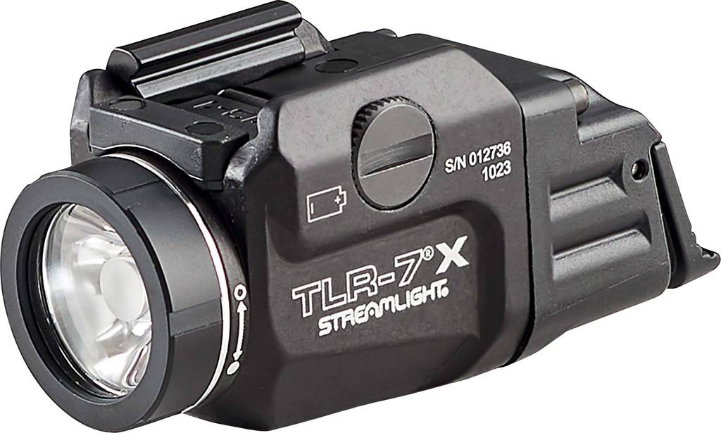Streamlight TLR-7 X USB Weapon Light with Paddle Switches Key Kit and Battery Black